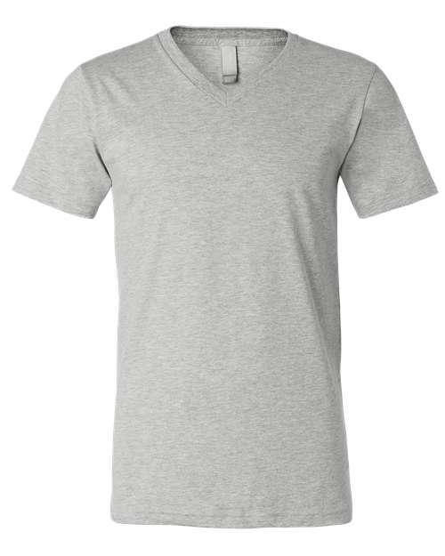 BELLA + CANVAS 3005CVC Unisex Heather CVC V-Neck Tee