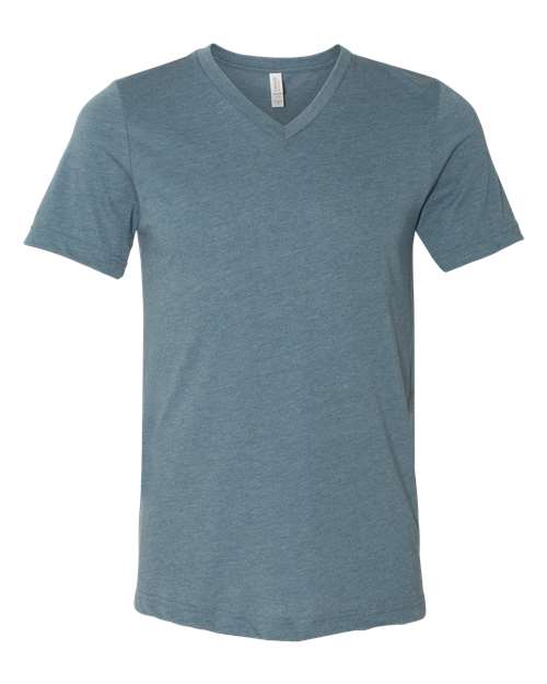 BELLA + CANVAS 3005CVC Unisex Heather CVC V-Neck Tee