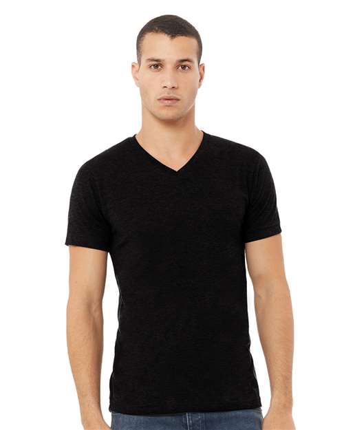 BELLA + CANVAS 3005CVC Unisex Heather CVC V-Neck Tee