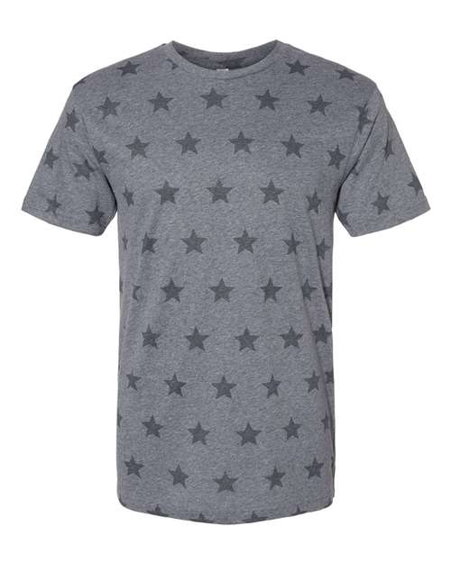 Code Five 3929 Unisex Star Print Tee