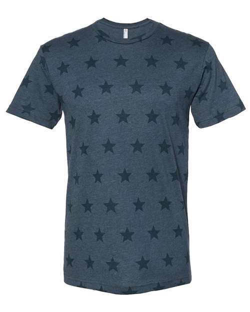 Code Five 3929 Unisex Star Print Tee