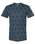 Code Five 3929 Unisex Star Print Tee