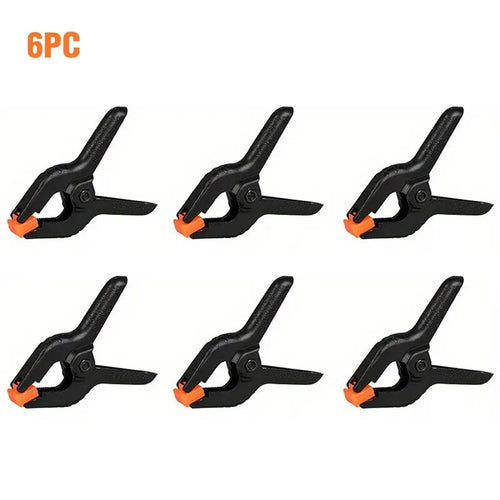 6pcs 3inch Spring Clamps Heavy Duty Plastic For Background Muslin