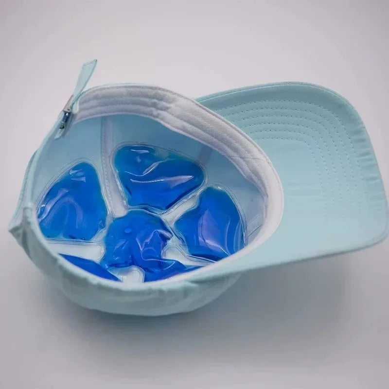 Motorcycle Helmet Cooler Pad Ice Pack Reusable Cooling Gel Insert for