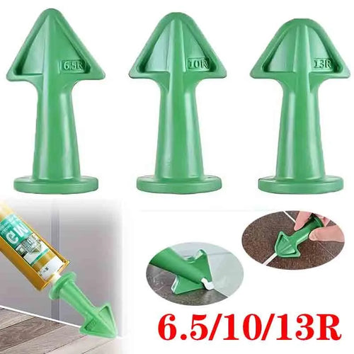 3/6pcs Caulking Nozzle Applicator Finishing Tool Spatula Plastic Glue