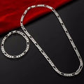 Noble New Arrive 925 Sterling  Silver 4MM Chain For Men Women Bracelet