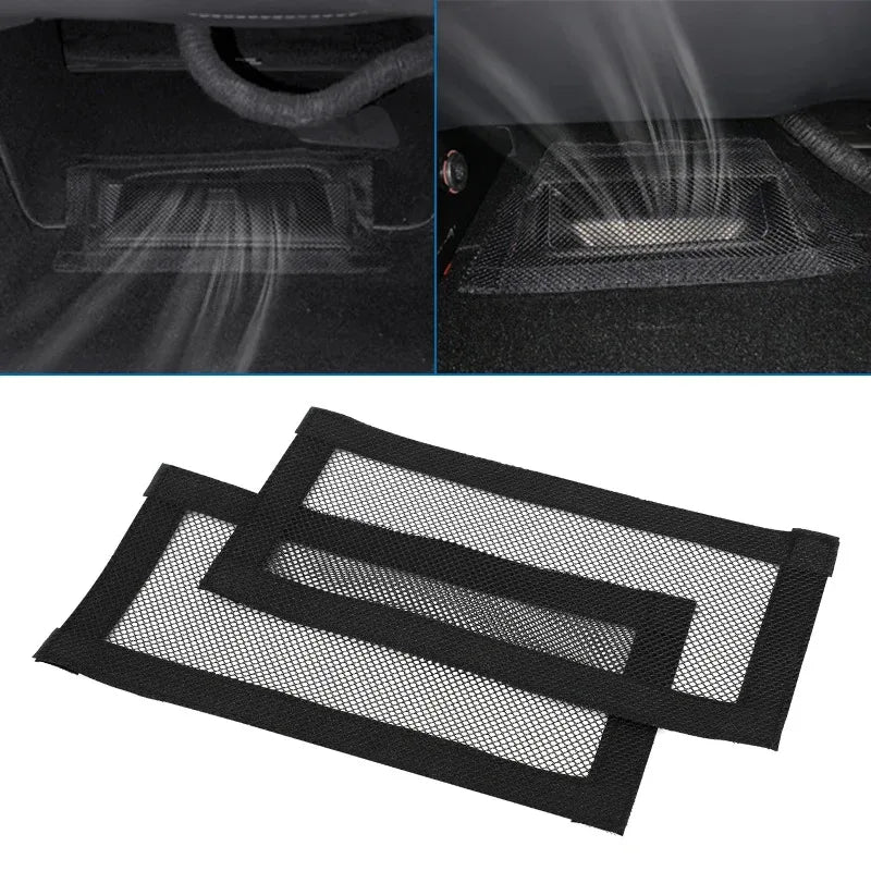 Air Outlet Cover For Tesla Model 3 Y Under Seat Anti-Blocking Dust