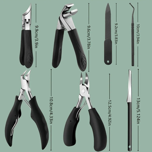 1/7pcs Professional Heavy Duty Nail Care Tools for Ingrown And