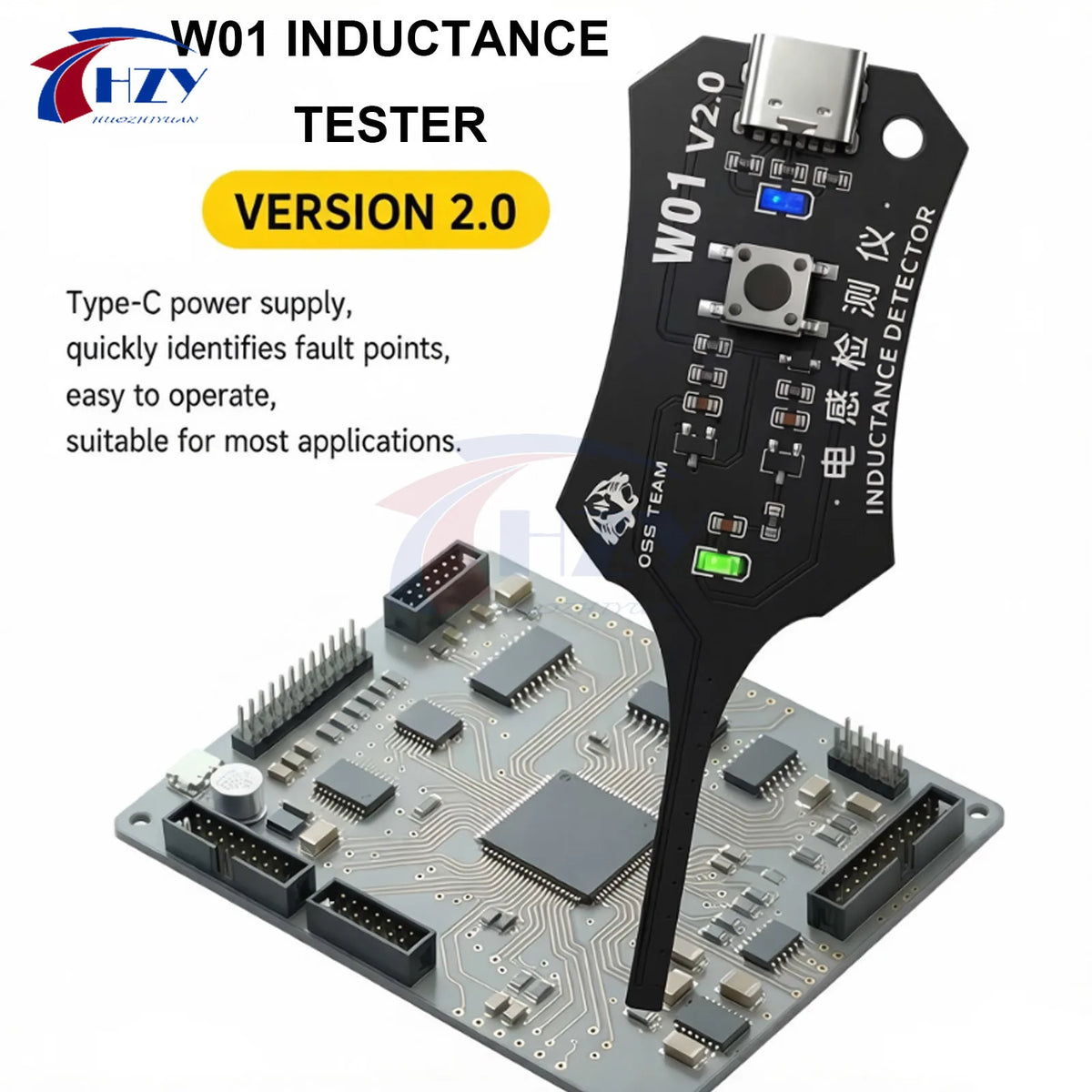 OSS W01 V2.0 Inductance Tester Quickly Locate the Fault Point for
