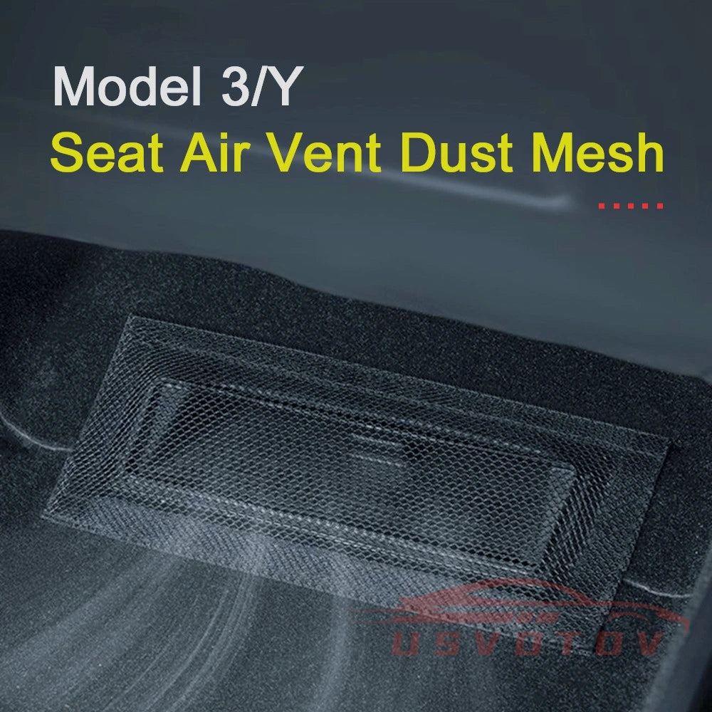 Air Outlet Cover For Tesla Model 3 Y Under Seat Anti-Blocking Dust
