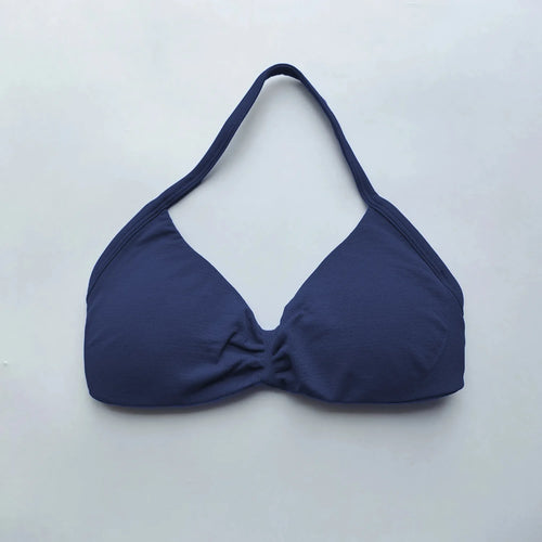 Women's Thin-Strap Halter Gym Bra - Sexy Backless Sports Bra for Yoga