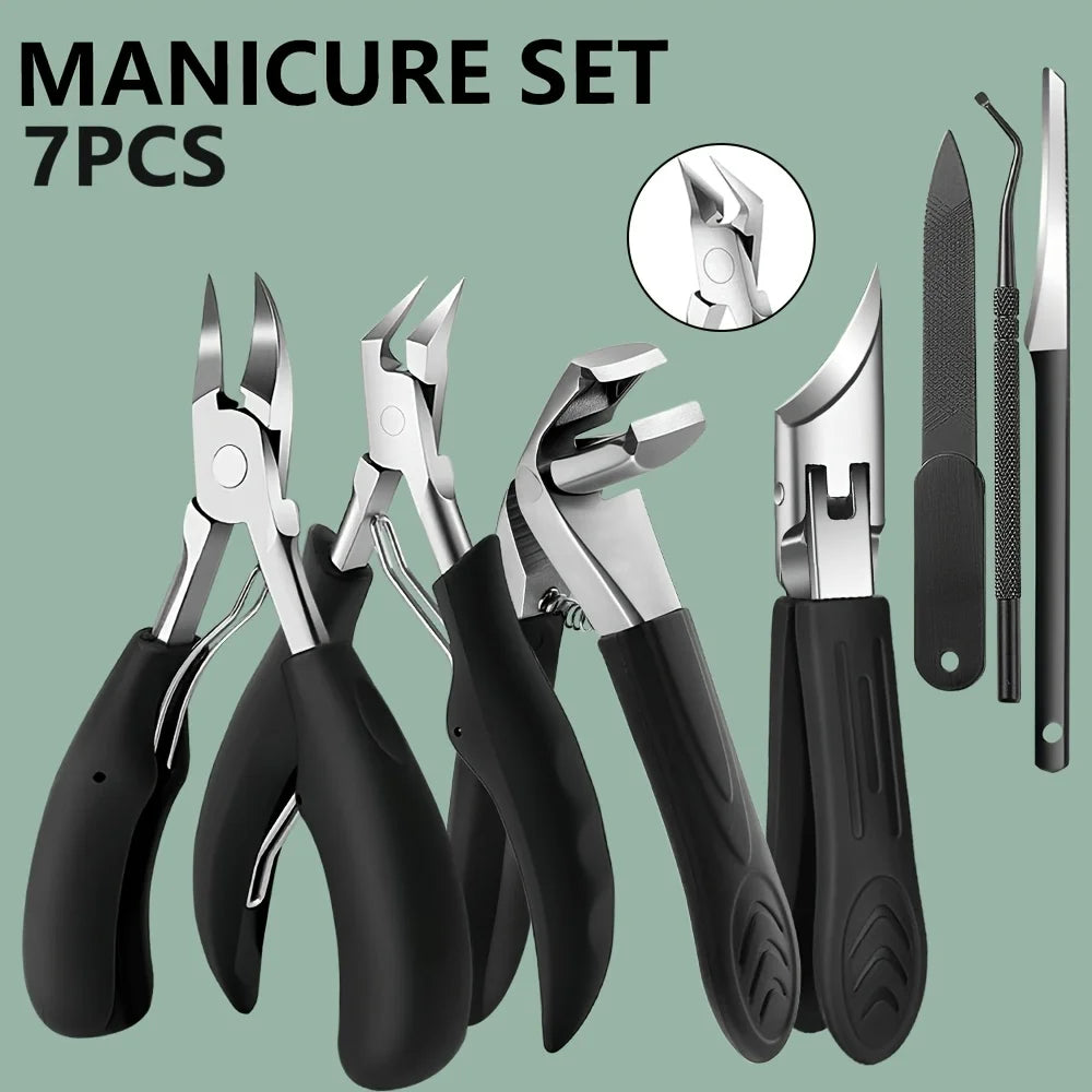 1/7pcs Professional Heavy Duty Nail Care Tools for Ingrown And